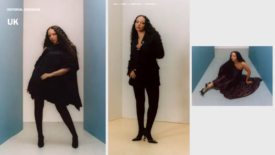 Jimmy Choo editorial publication, page 8 of 46