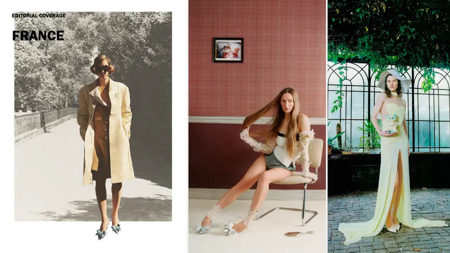 Jimmy Choo editorial publication, page 19 of 46