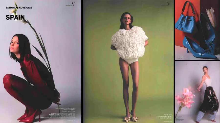 Jimmy Choo editorial publication, page 21 of 46
