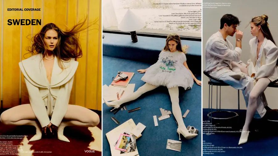 Jimmy Choo editorial publication, page 24 of 46