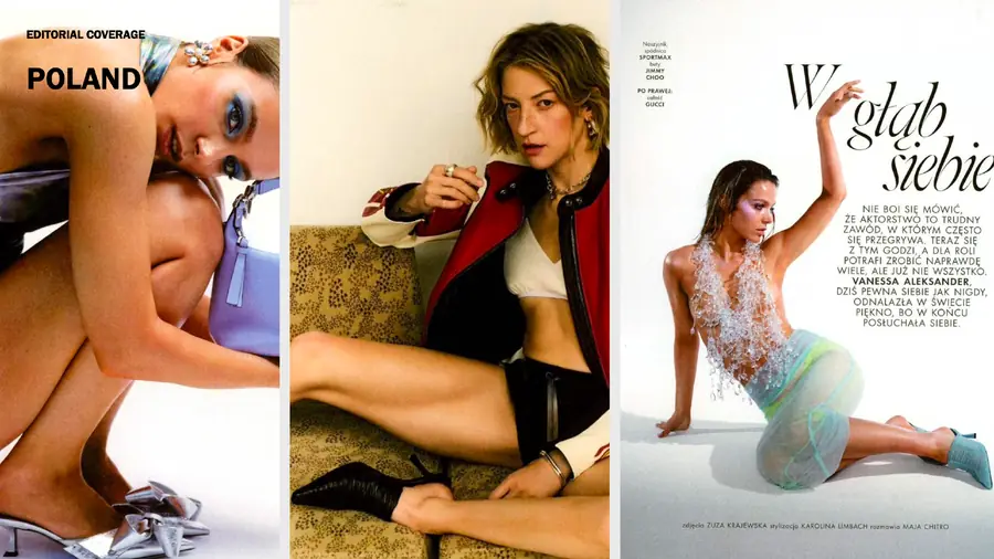 Jimmy Choo editorial publication, page 26 of 46