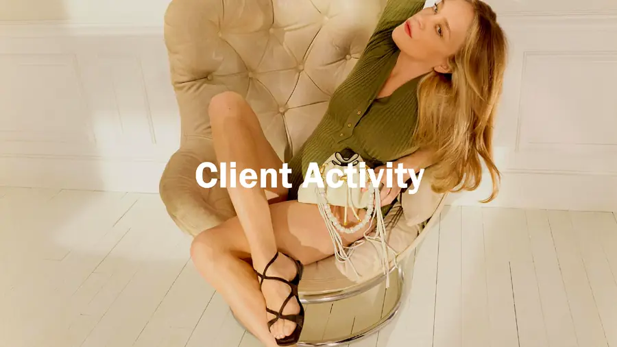 Jimmy Choo editorial publication, page 35 of 46